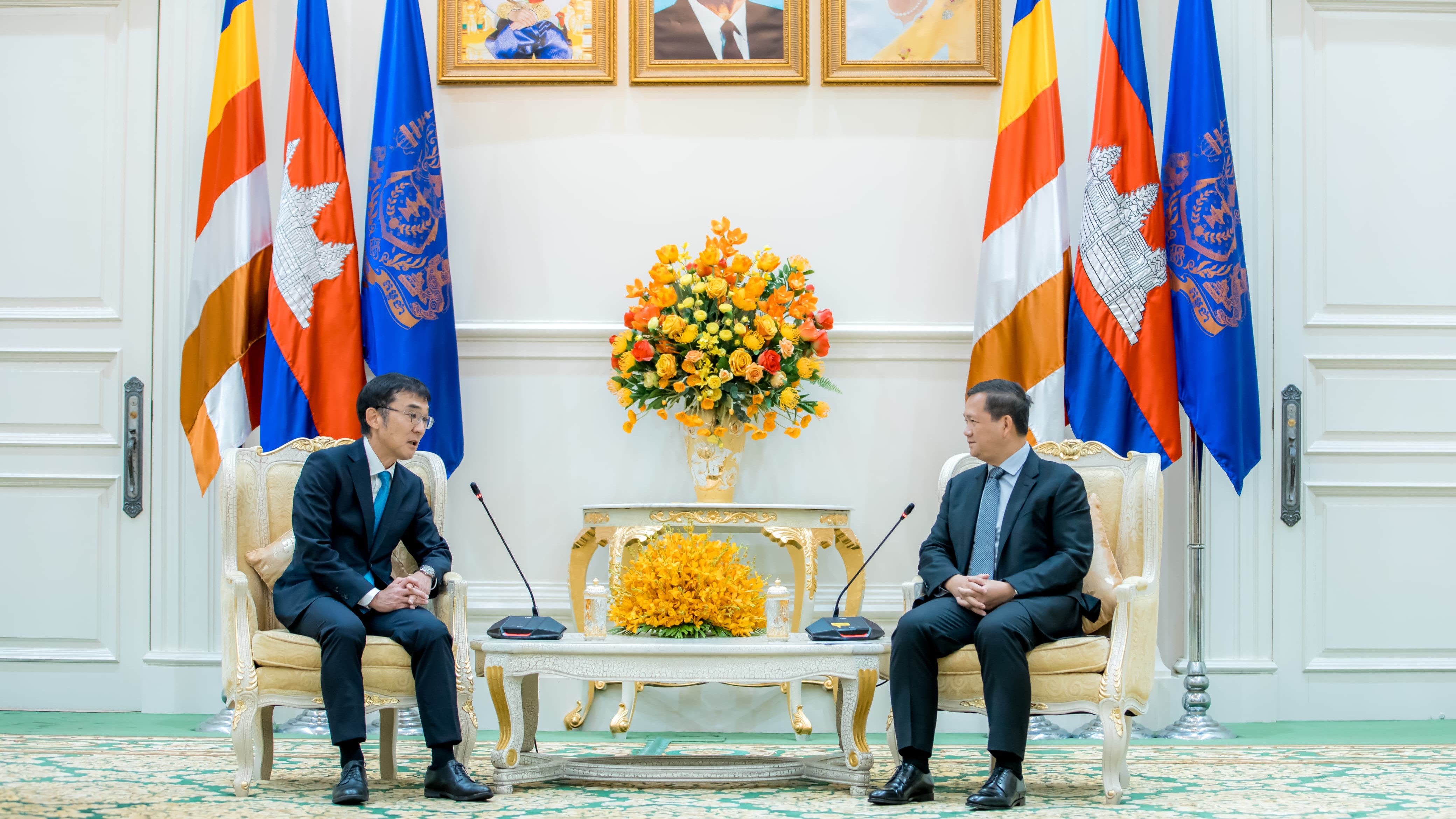 ERIA President Meets Prime Minister of Cambodia