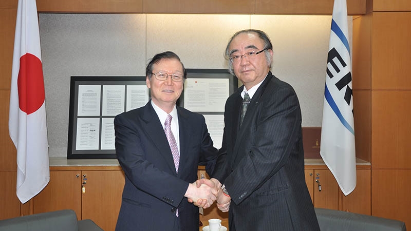 Executive Director of ERIA meet President, The Shoko Chukin Bank, Ltd