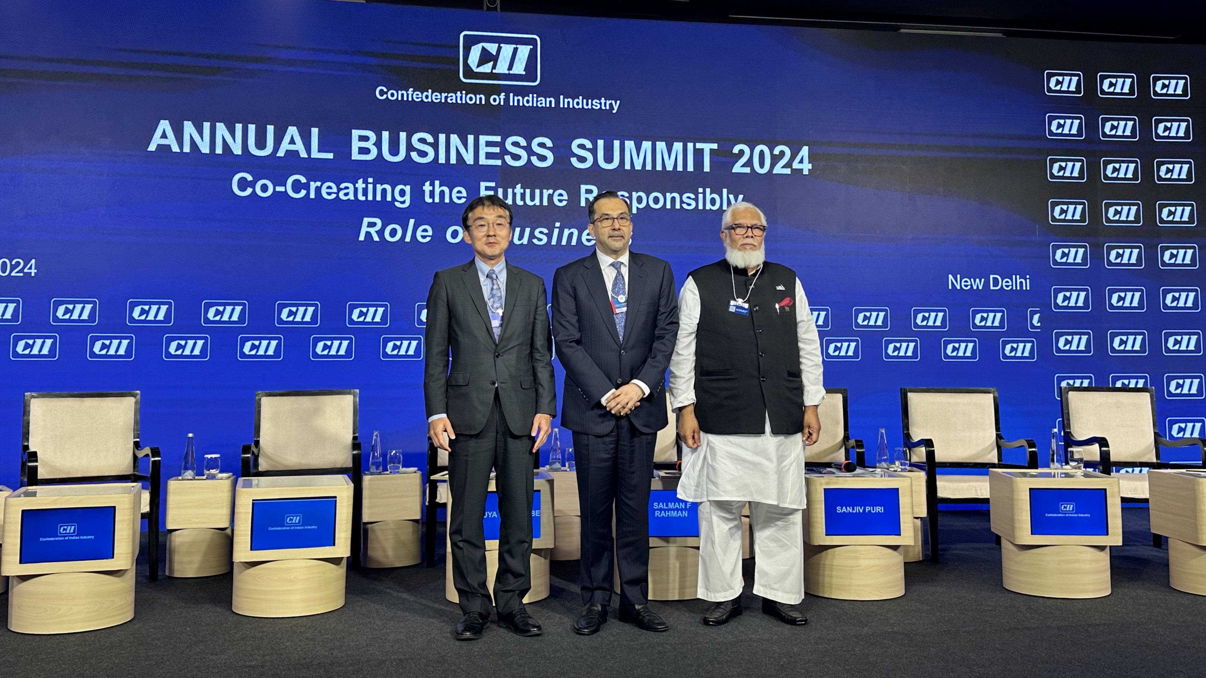 ERIA President Participates in the CII Annual Business Summit in New Delhi